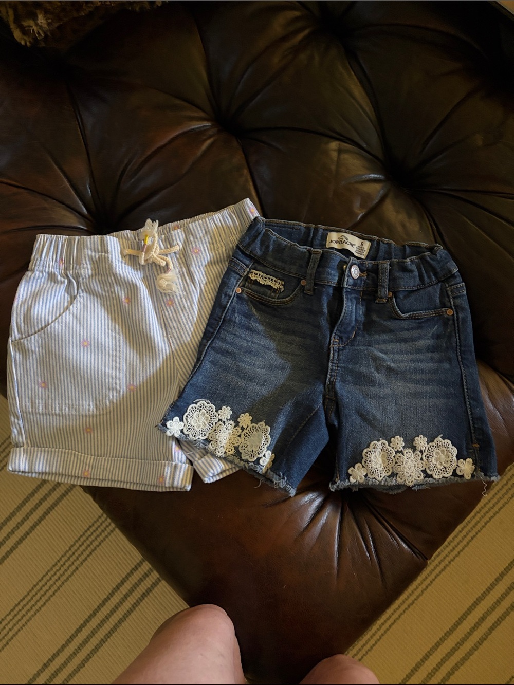 Two Denim Shorts